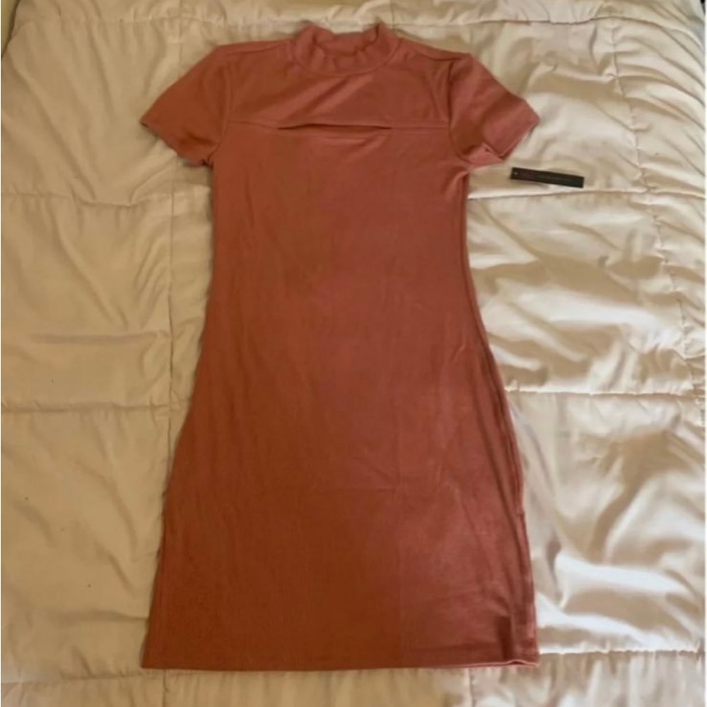 No Boundaries Pink Mini Dress